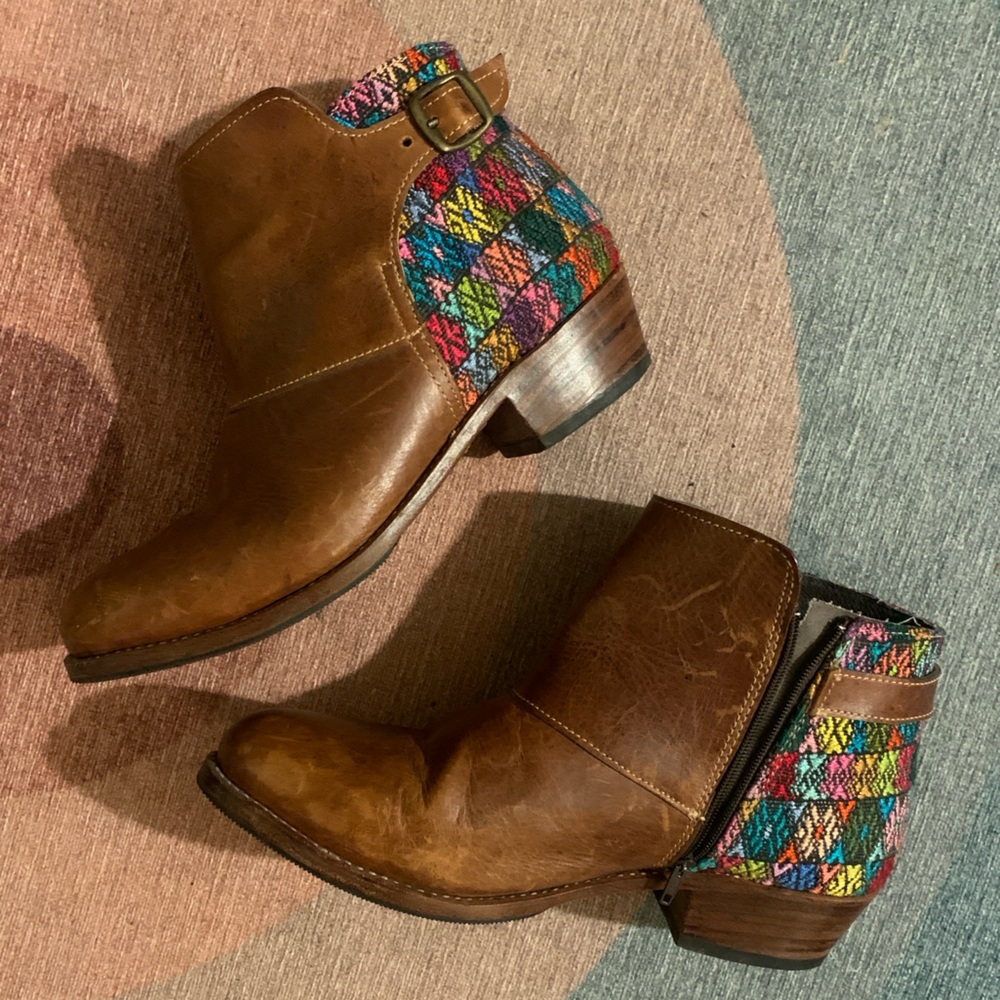 Guatemalan Handmade Leather Boots